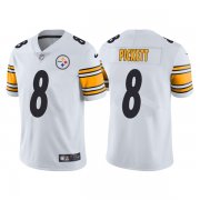Wholesale Cheap Men's Pittsburgh Steelers #8 Kenny Pickett 2022 White Vapor Untouchable Limited Stitched Jersey