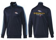 Wholesale Cheap NFL Denver Broncos Victory Jacket Dark Blue_2