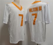 Cheap Men's Notre Tennessee Volunteers #7 Joe Milton III White Stitched Jersey