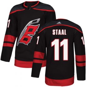 Wholesale Cheap Adidas Hurricanes #11 Jordan Staal Black Alternate Authentic Stitched Youth NHL Jersey