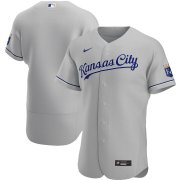 Wholesale Cheap Kansas City Royals Men's Nike Gray Road 2020 Authentic MLB Jersey