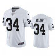 Wholesale Cheap Men's Las Vegas Raiders #34 Brandon Bolden White Vapor Limited Stitched Jersey