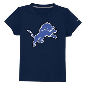 Wholesale Cheap Detroit Lions Sideline Legend Authentic Logo Youth T-Shirt Dark Blue