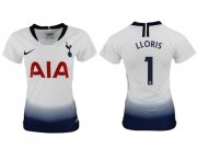 Wholesale Cheap Women's Tottenham Hotspur #1 Lloris Home Soccer Club Jersey