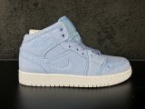 Wholesale Cheap Womens Air Jordan 1 Retro Shoes Ice Blue/White
