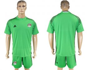 Wholesale Cheap Egypt Blank Green Goalkeeper Soccer Country Jersey