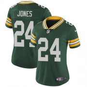 Wholesale Cheap Nike Packers #24 Josh Jones Green Team Color Women's Stitched NFL Vapor Untouchable Limited Jersey