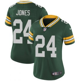 Wholesale Cheap Nike Packers #24 Josh Jones Green Team Color Women\'s Stitched NFL Vapor Untouchable Limited Jersey