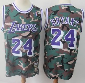 Wholesale Cheap Swingman Lakers #24 Kobe Bryant Camo Stitched Basketball Jersey