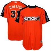 Wholesale Cheap Nationals #31 Max Scherzer Orange 2017 All-Star National League Stitched Youth MLB Jersey