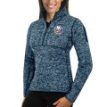 Wholesale Cheap New York Islanders Antigua Women's Fortune 1/2-Zip Pullover Sweater Royal