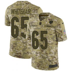 Wholesale Cheap Nike Bears #65 Cody Whitehair Camo Men\'s Stitched NFL Limited 2018 Salute To Service Jersey