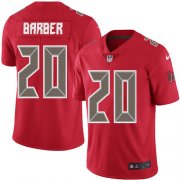 Wholesale Cheap Nike Buccaneers #20 Ronde Barber Red Men's Stitched NFL Limited Rush Jersey
