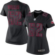 Wholesale Cheap Nike 49ers #52 Patrick Willis Black Impact Women's Stitched NFL Limited Jersey
