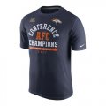 Wholesale Cheap Denver Broncos Nike 2015 AFC Conference Champions Arch Legend T-Shirt Navy