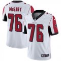 Wholesale Cheap Nike Falcons #76 Kaleb McGary White Men's Stitched NFL Vapor Untouchable Limited Jersey