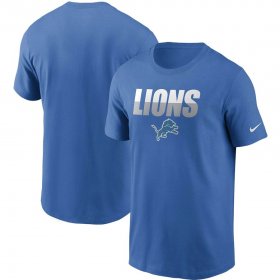 Wholesale Cheap Detroit Lions Nike Split T-Shirt Blue