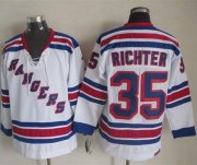 Wholesale Cheap Rangers #35 Mike Richter White CCM Throwback Stitched NHL Jersey