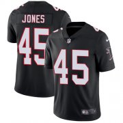 Wholesale Cheap Nike Falcons #45 Deion Jones Black Alternate Men's Stitched NFL Vapor Untouchable Limited Jersey