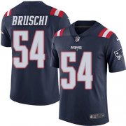 Wholesale Cheap Nike Patriots #54 Tedy Bruschi Navy Blue Men's Stitched NFL Limited Rush Jersey