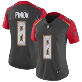 Wholesale Cheap Nike Buccaneers #8 Bradley Pinion Gray Women\'s Stitched NFL Limited Inverted Legend Jersey