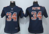 Wholesale Cheap Nike Bears #34 Walter Payton Navy Blue Team Color Women's Stitched NFL Elite Strobe Jersey