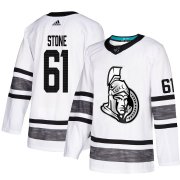 Wholesale Cheap Adidas Senators #61 Mark Stone White 2019 All-Star Game Parley Authentic Stitched NHL Jersey