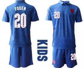 Wholesale Cheap 2021 European Cup England away Youth 20 soccer jerseys