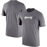 Wholesale Cheap Philadelphia Eagles Nike Sideline Seismic Legend Performance T-Shirt Charcoal