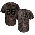 Wholesale Cheap Athletics #26 Matt Chapman Camo Realtree Collection Cool Base Stitched MLB Jersey