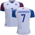 Wholesale Cheap Iceland #7 J.Gudmudsson Away Soccer Country Jersey