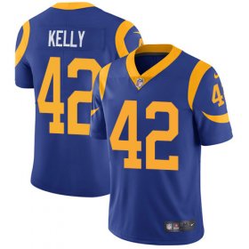 Wholesale Cheap Nike Rams #42 John Kelly Royal Blue Alternate Men\'s Stitched NFL Vapor Untouchable Limited Jersey