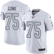 Wholesale Cheap Nike Raiders #75 Howie Long White Men's Stitched NFL Limited Rush Jersey