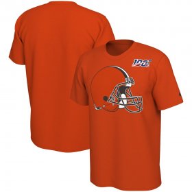 Wholesale Cheap Cleveland Browns Nike Primary Logo Legend NFL 100 Performance T-Shirt Orange
