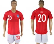 Wholesale Cheap England #20 Alli Away Soccer Country Jersey
