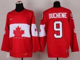 Wholesale Cheap Olympic 2014 CA. #9 Matt Duchene Red Stitched NHL Jersey