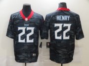Wholesale Cheap Men's Tennessee Titans #22 Derrick Henry 2020 Camo Limited Stitched Nike NFL Jersey