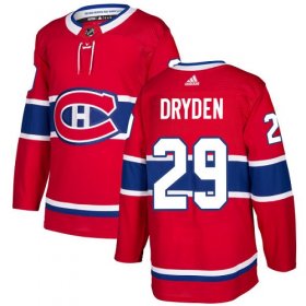Wholesale Cheap Adidas Canadiens #29 Ken Dryden Red Home Authentic Stitched NHL Jersey