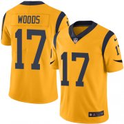 Wholesale Cheap Nike Rams #17 Robert Woods Gold Men's Stitched NFL Limited Rush Jersey