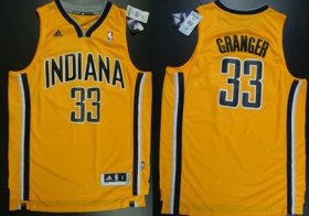 Wholesale Cheap Indiana Pacers #33 Danny Granger Revolution 30 Swingman Yellow Jersey