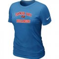 Wholesale Cheap Women's Nike Tampa Bay Buccaneers Heart & Soul NFL T-Shirt Light Blue