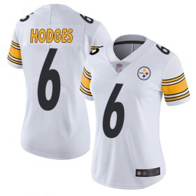 Wholesale Cheap Nike Steelers #6 Devlin Hodges White Women\'s Stitched NFL Vapor Untouchable Limited Jersey