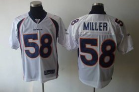 Wholesale Cheap Broncos #58 Von Miller White Stitched NFL Jersey