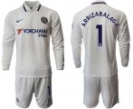 Wholesale Cheap Chelsea #1 Arrizabalaga Away Long Sleeves Soccer Club Jersey