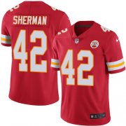 Wholesale Cheap Nike Chiefs #42 Anthony Sherman Red Team Color Youth Stitched NFL Vapor Untouchable Limited Jersey