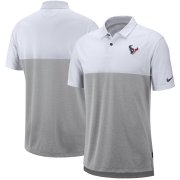 Wholesale Cheap Houston Texans Nike Sideline Early Season Performance Polo White Gray