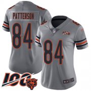 Wholesale Cheap Nike Bears #84 Cordarrelle Patterson Silver Women's Stitched NFL Limited Inverted Legend 100th Season Jersey
