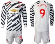 Wholesale Cheap 2021 Men Manchester united away long sleeve 9 soccer jerseys