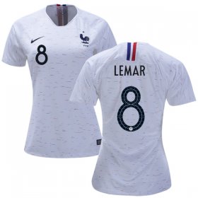 Wholesale Cheap Women\'s France #8 Lemar Away Soccer Country Jersey