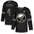 Wholesale Cheap Adidas Sabres #4 Josh Gorges Black Authentic Classic Stitched NHL Jersey